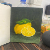 LEMON IN OIL PAINTS